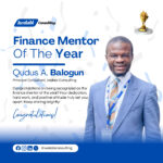 Celebrating Excellence: Qudus A. Balogun Wins Finance Mentor of the Year at Account Tech Summit 2024